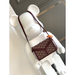 Goyard Minaudière Trunk Bag Box Claret 569