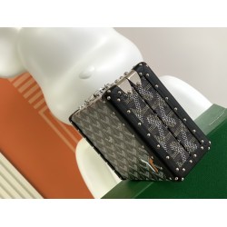 Goyard Minaudière Trunk Bag Box Black 542