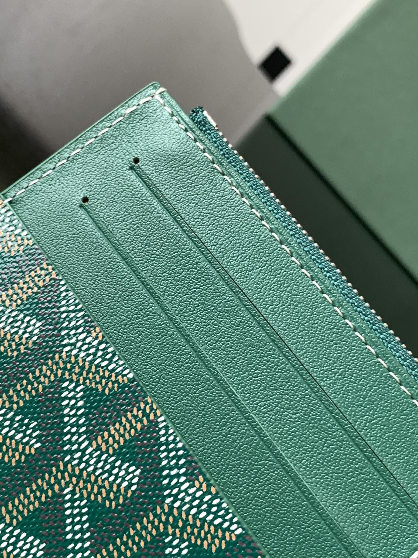 Goyard Insert Louise Wallet Green 409