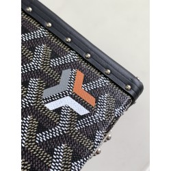 Goyard Minaudière Trunk Bag Box Black 542