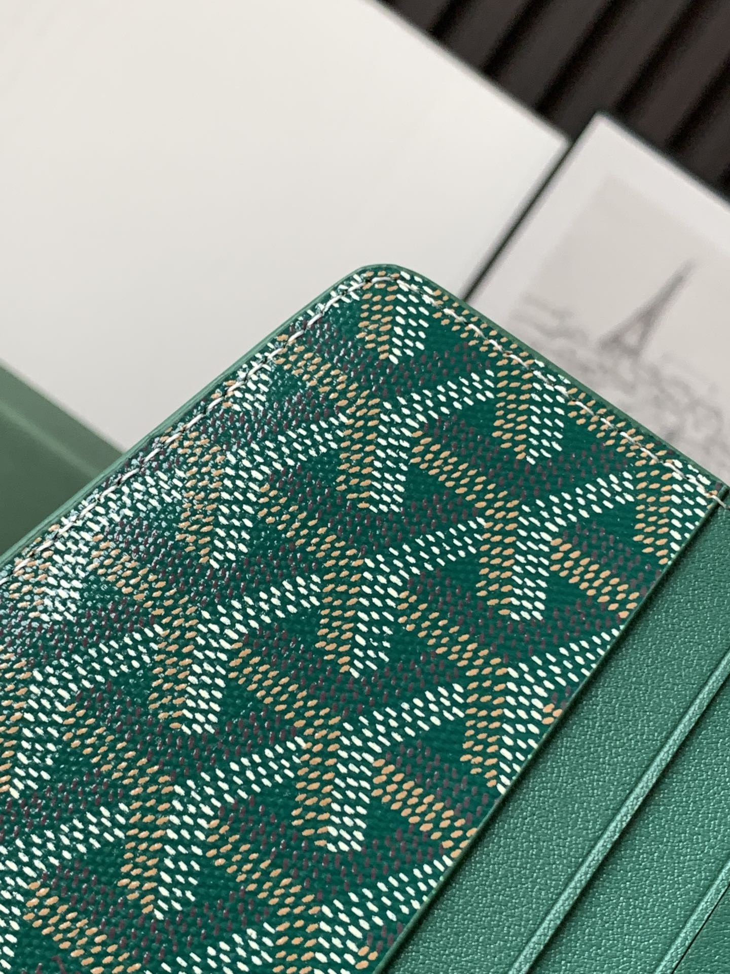 Goyard Insert Louise Wallet Green 409