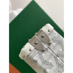 Goyard Minaudière Trunk Bag Box White 611