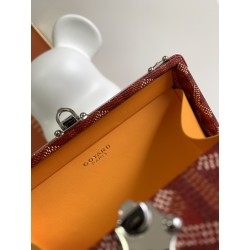 Goyard Minaudière Trunk Bag Box Red 635