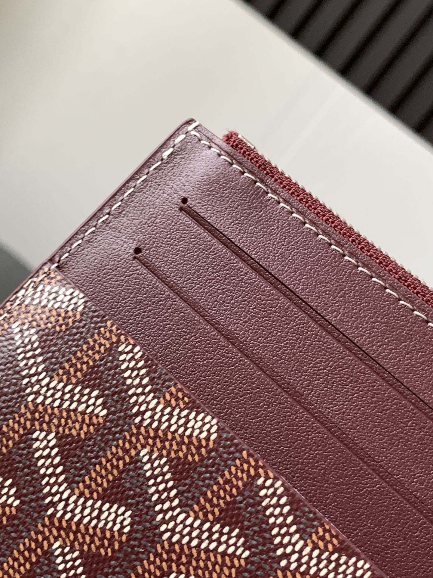 Goyard Insert Louise Wallet Burgundy 540