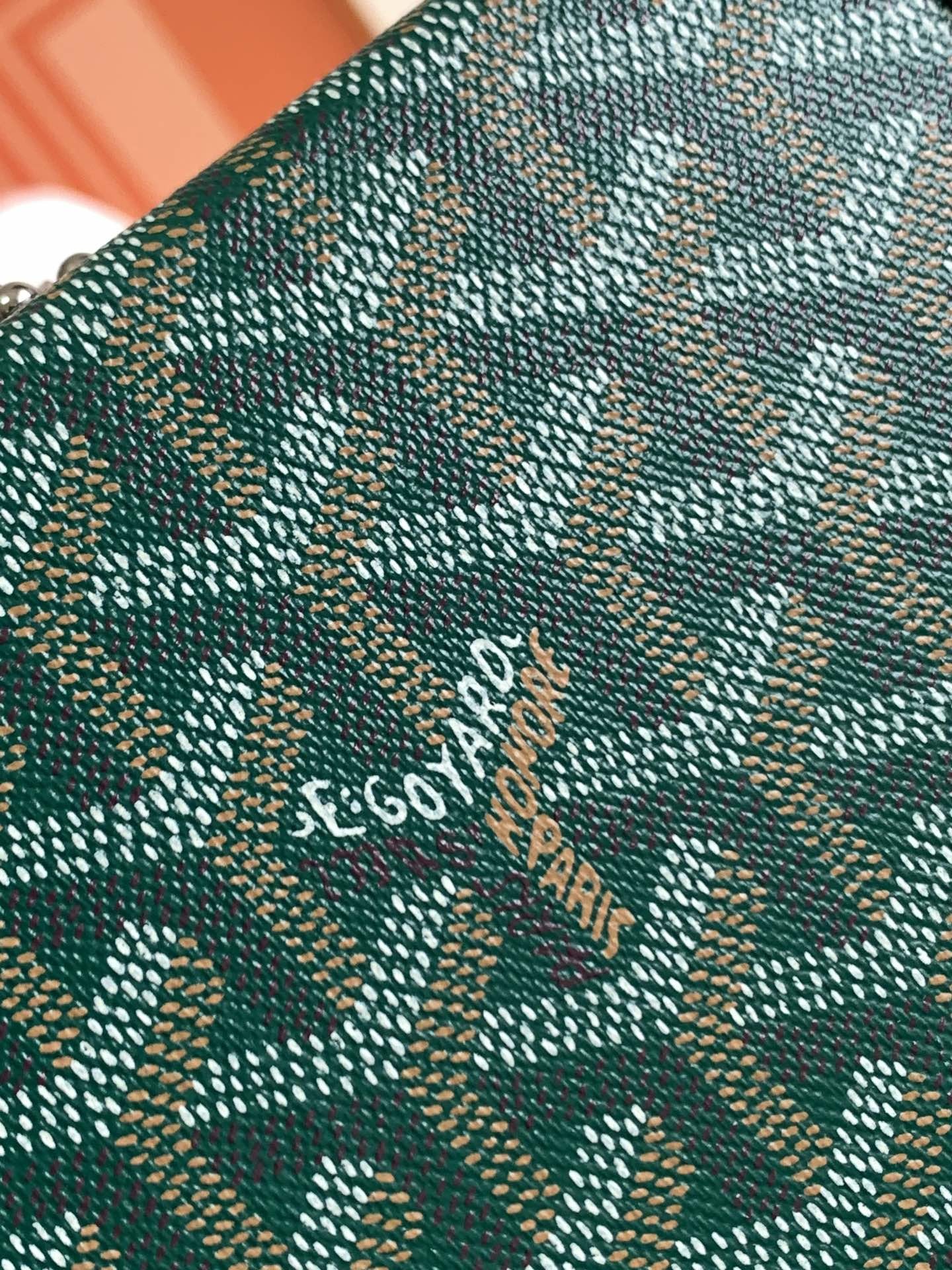 Goyard Minaudière Trunk Bag Box Green 777