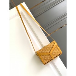 Goyard Minaudière Trunk Bag Box Yellow 256