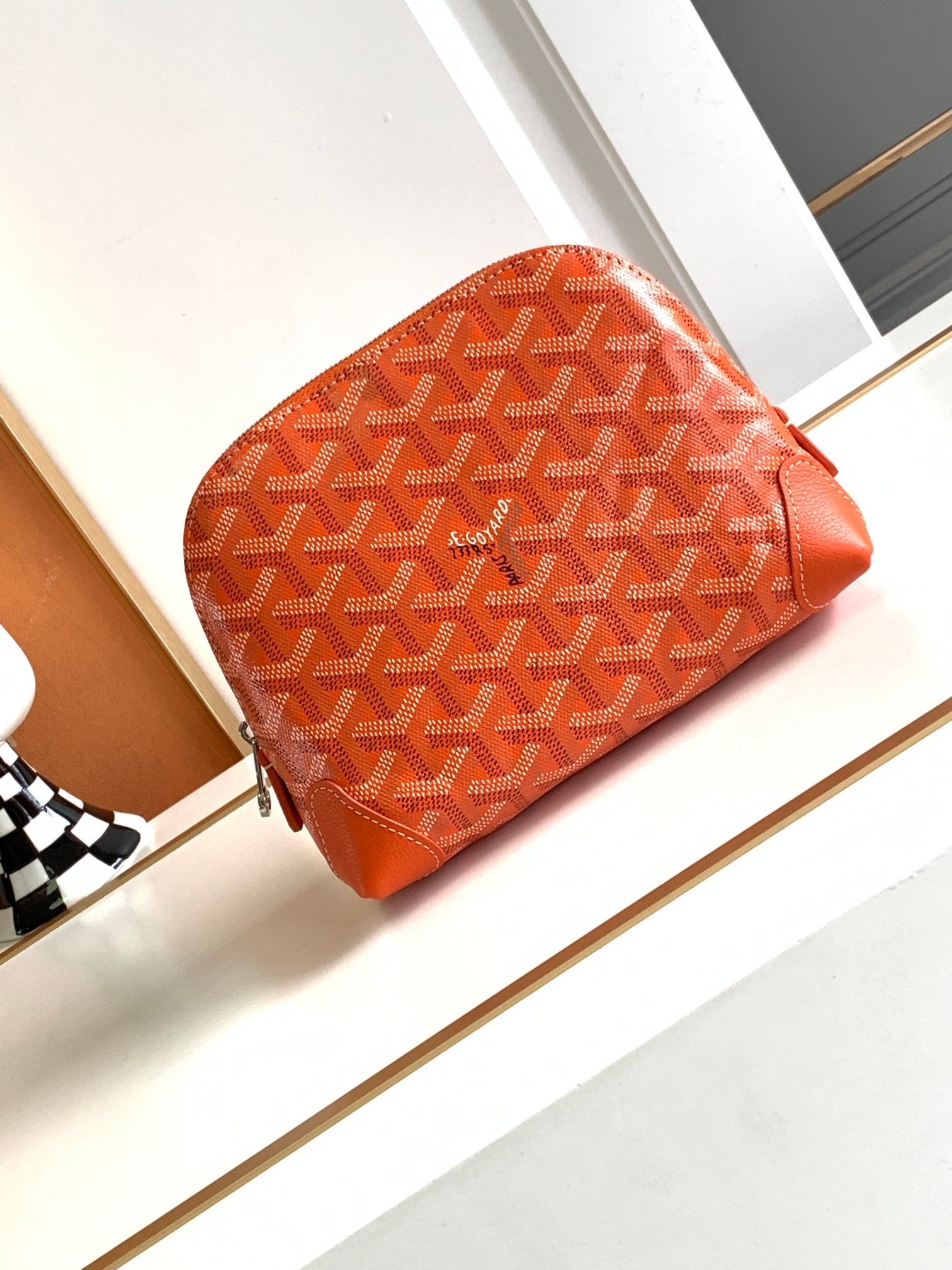 Goyard Vendôme Cosmetic Pouch Orange 522