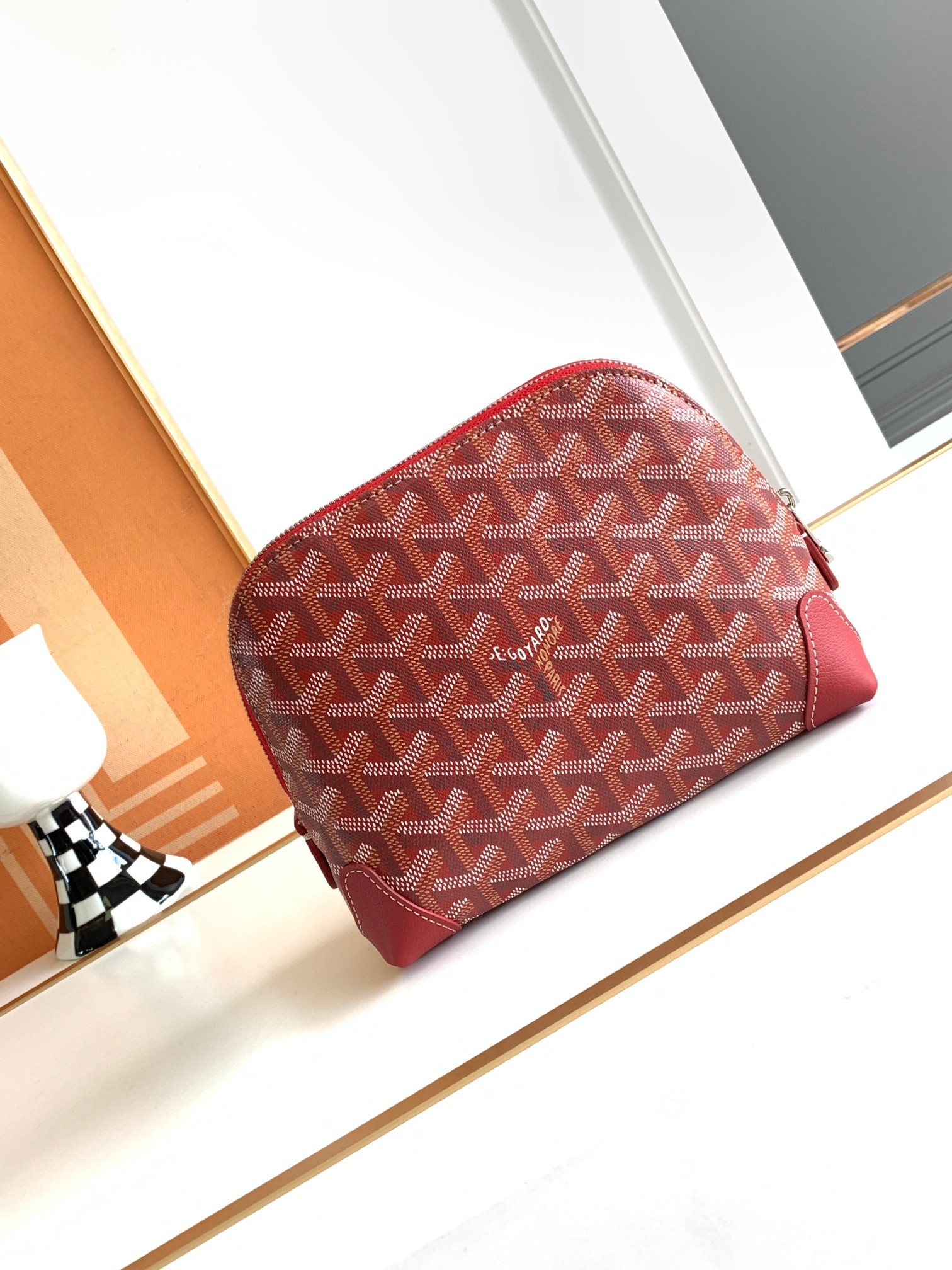 Goyard Vendôme Cosmetic Pouch Red 552