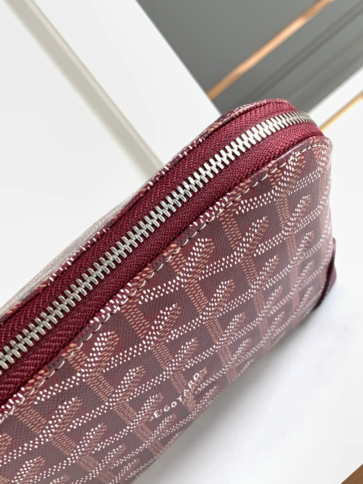 Goyard Vendôme Cosmetic Pouch Burgundy 602