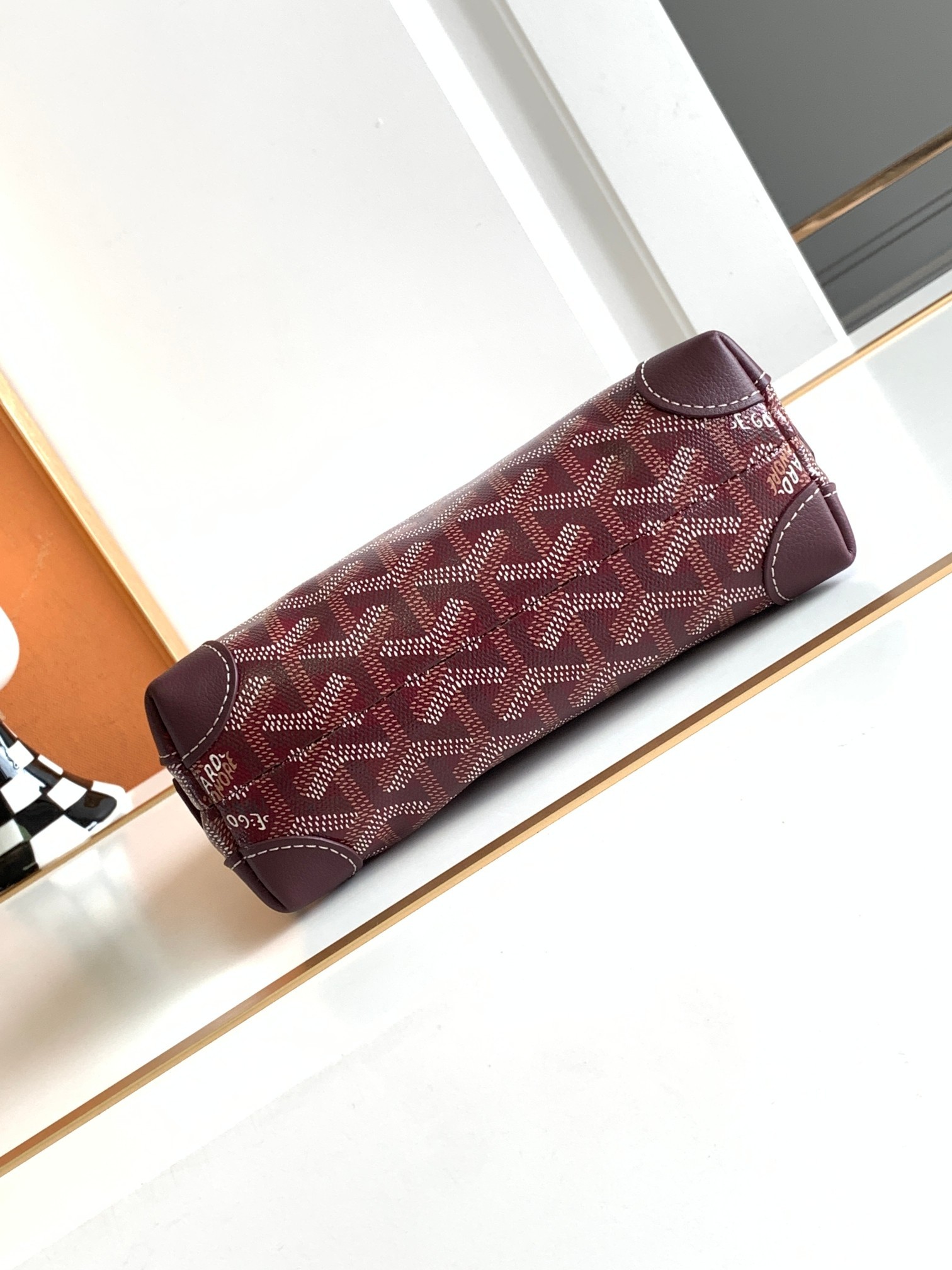 Goyard Vendôme Cosmetic Pouch Burgundy 602