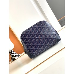 Goyard Vendôme Cosmetic Pouch Navy Blue 674