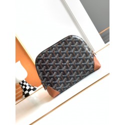 Goyard Vendome Cosmetic Pouch Black Tan 756