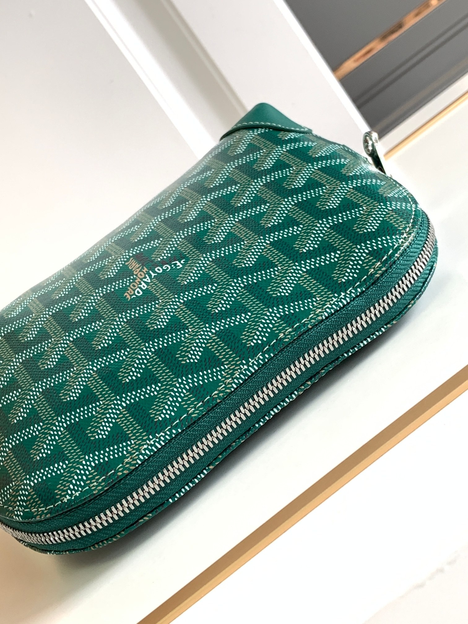 Goyard Vendome Cosmetic Pouch Green 184