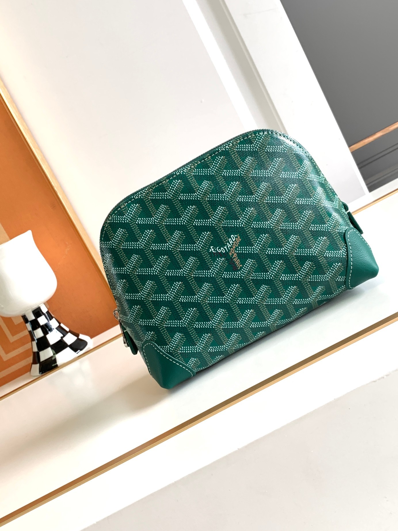 Goyard Vendome Cosmetic Pouch Green 184