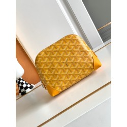 Goyard Vendome Cosmetic Pouch Yellow 796