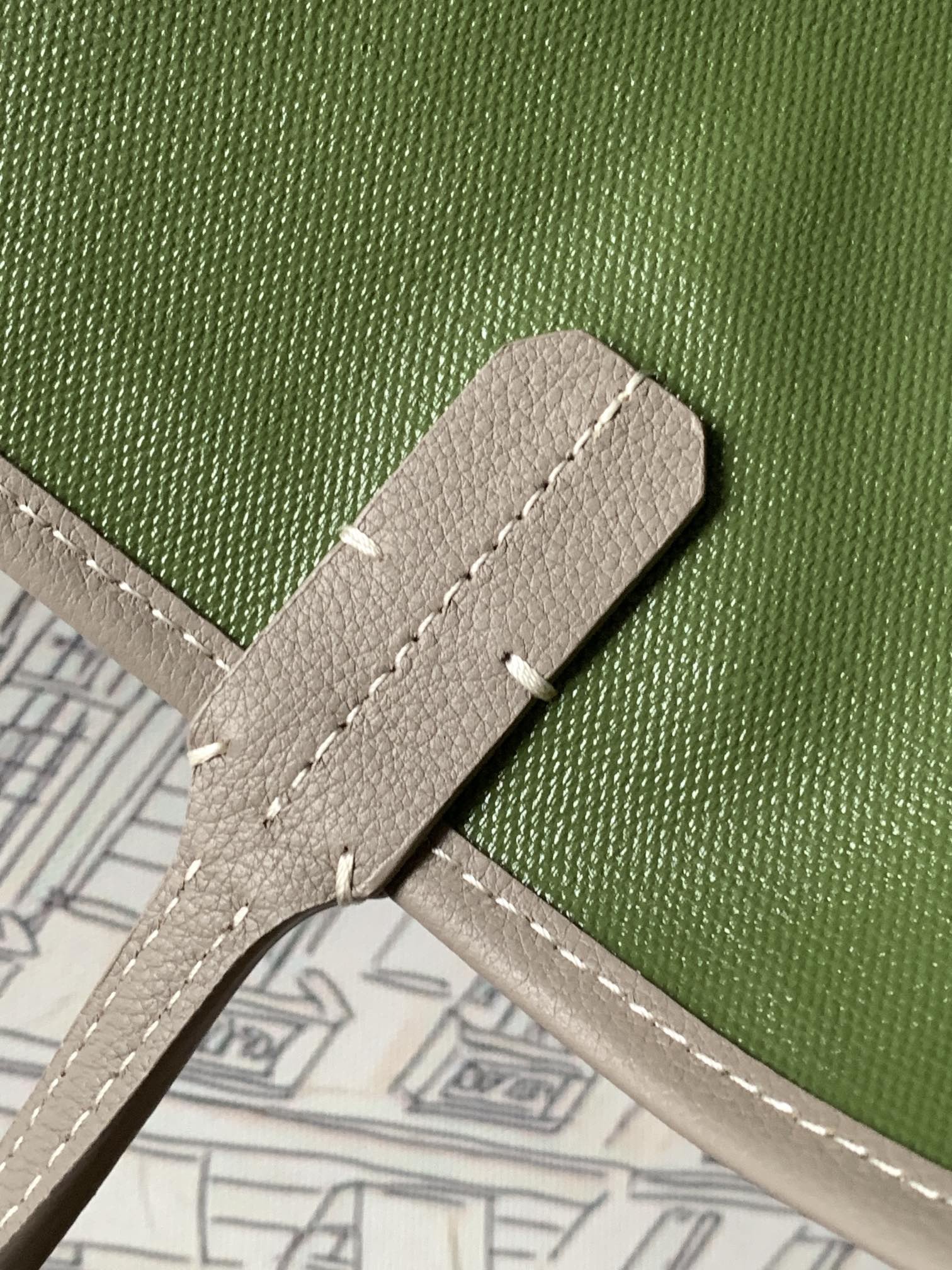 Goyard Saint Louis GM Bags Gray Green 485