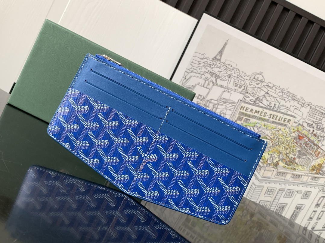 Goyard Insert Louise Wallet Blue 528