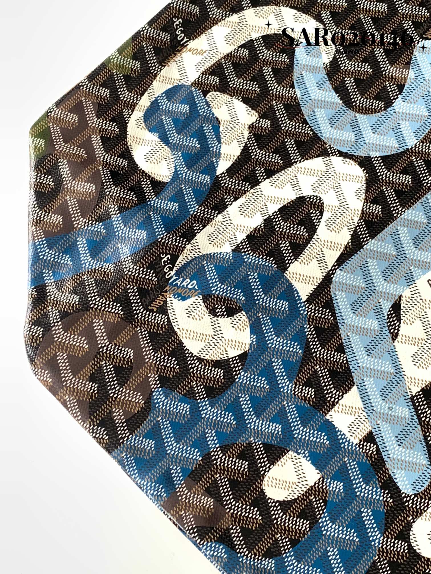 Goyard Saint Louis GM Bags Camouflage Blue 795