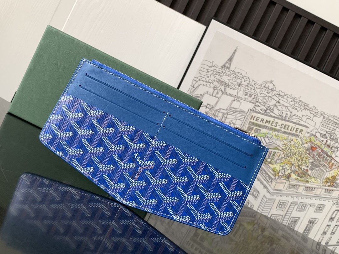 Goyard Insert Louise Wallet Blue 528