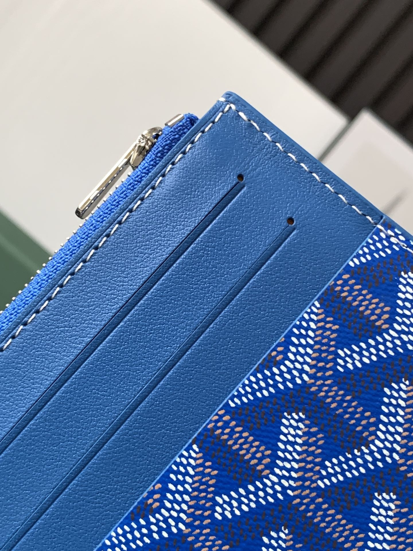 Goyard Insert Louise Wallet Blue 528