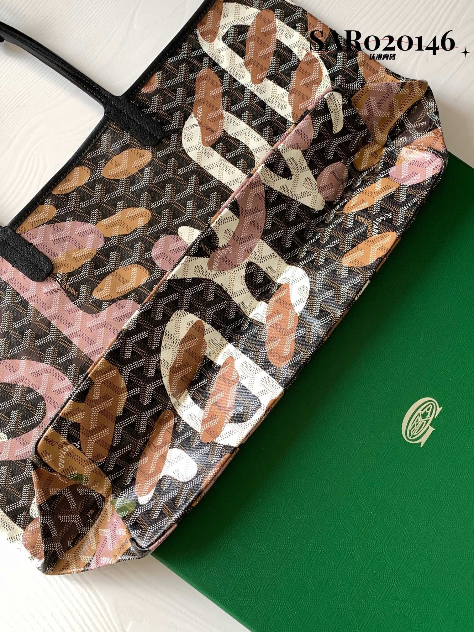 Goyard Saint Louis PM Bag Camouflage Pink 525