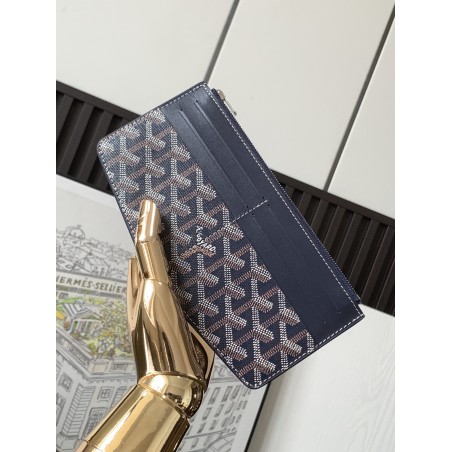 Goyard Insert Louise Wallet Navy Blue 984