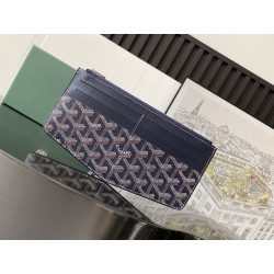 Goyard Insert Louise Wallet Navy Blue 984