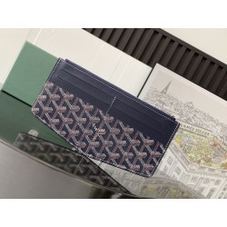 Goyard Insert Louise Wallet Navy Blue 984