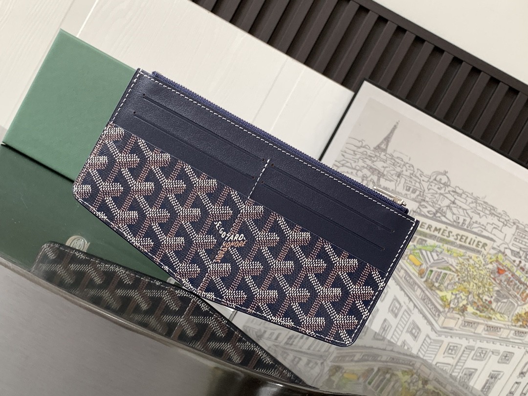 Goyard Insert Louise Wallet Navy Blue 984