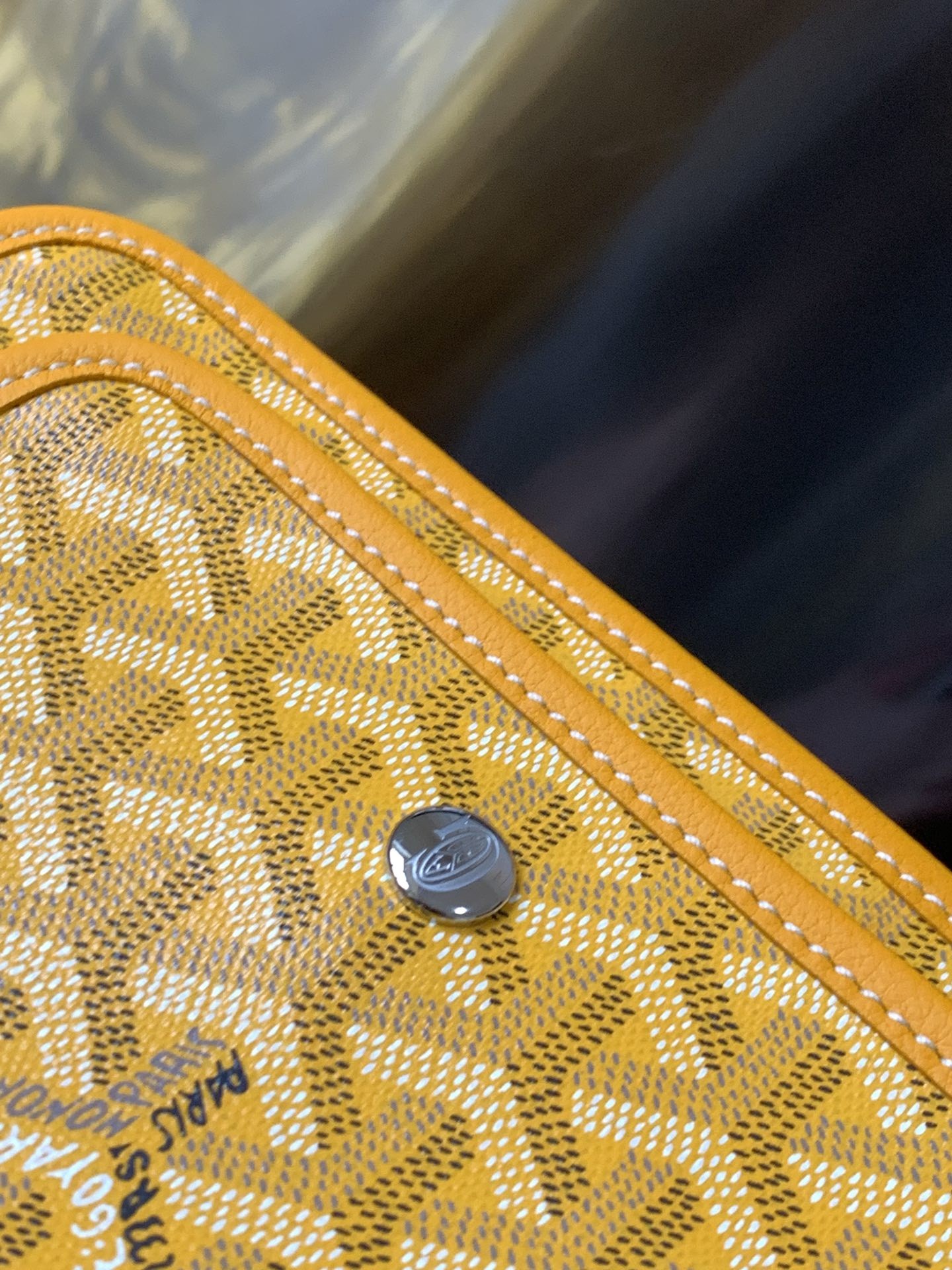 Goyard Plumet Pocket Wallet Yellow 840